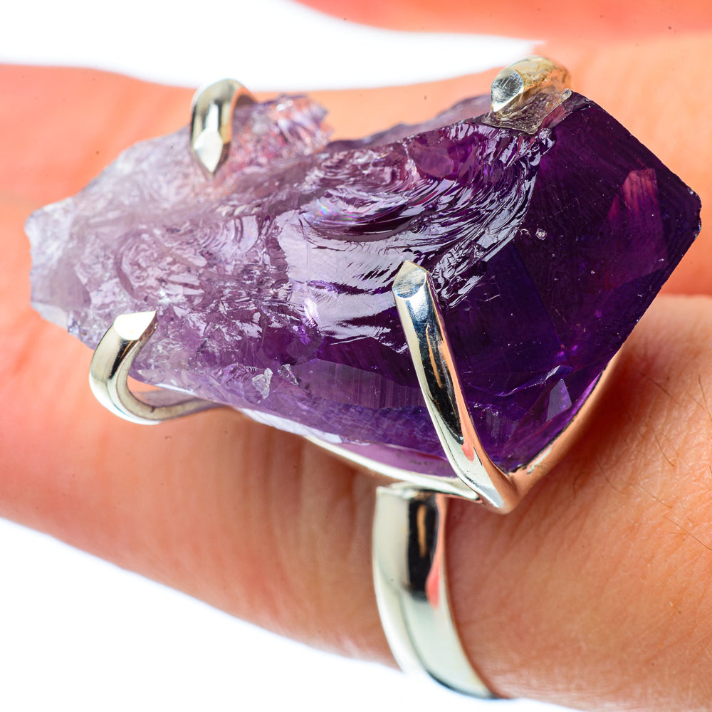 Amethyst Rings handcrafted by Anasilvercos - RING33601