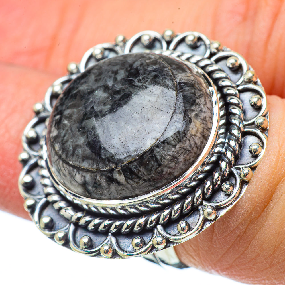 Pinolith Jasper Rings handcrafted by Anasilvercos - RING33604