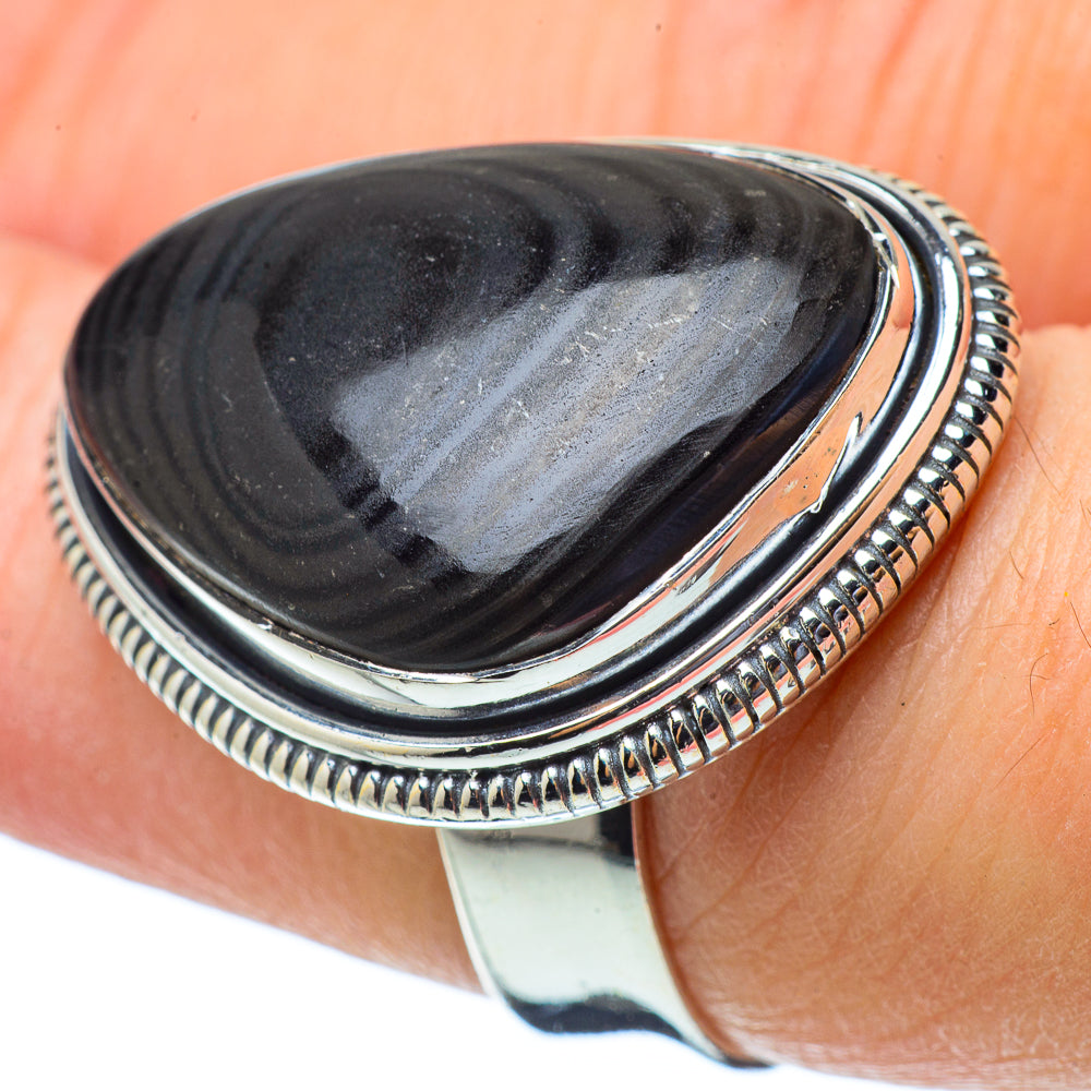 Psilomelane Rings handcrafted by Anasilvercos - RING33607