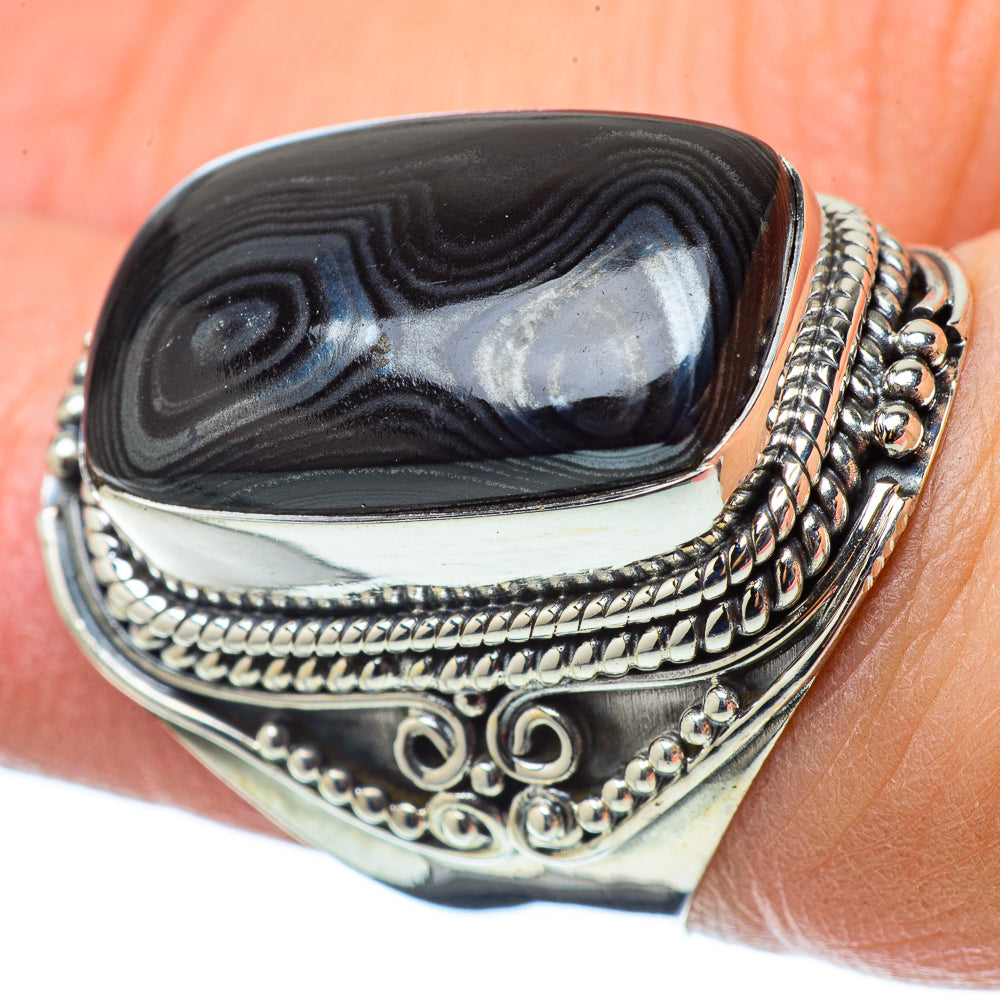Psilomelane Rings handcrafted by Anasilvercos - RING33620
