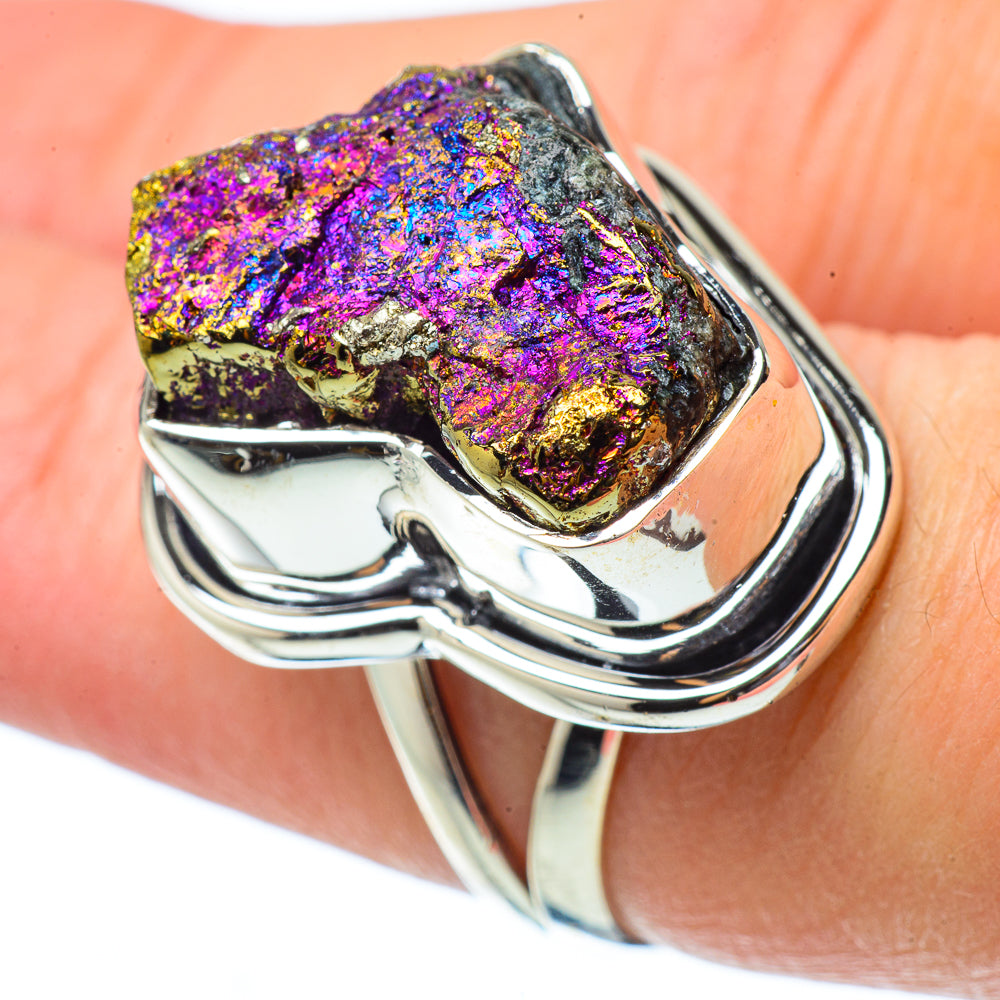 Titanium Druzy Rings handcrafted by Anasilvercos - RING33625