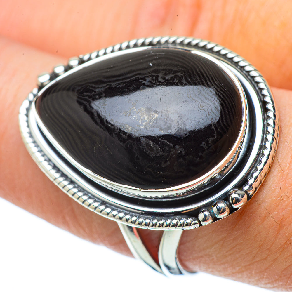 Psilomelane Rings handcrafted by Anasilvercos - RING33643