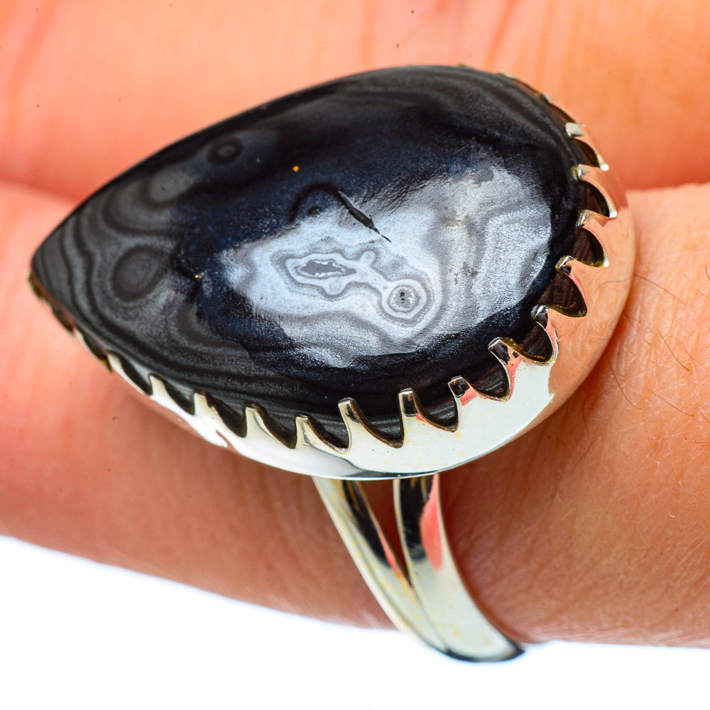 Psilomelane Rings handcrafted by Anasilvercos - RING33659
