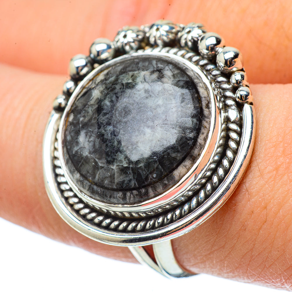 Pinolith Jasper Rings handcrafted by Anasilvercos - RING33674