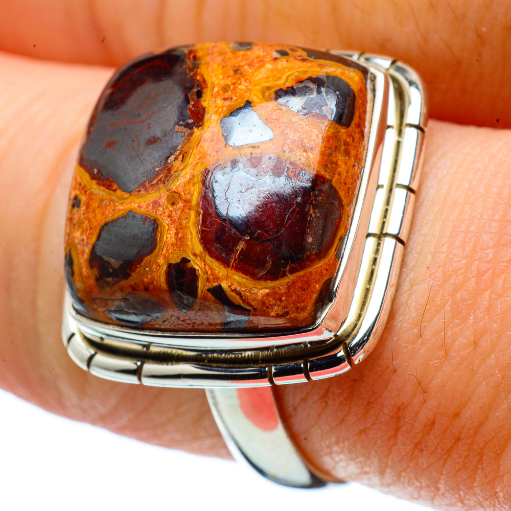 Chert Breccia Rings handcrafted by Anasilvercos - RING33739