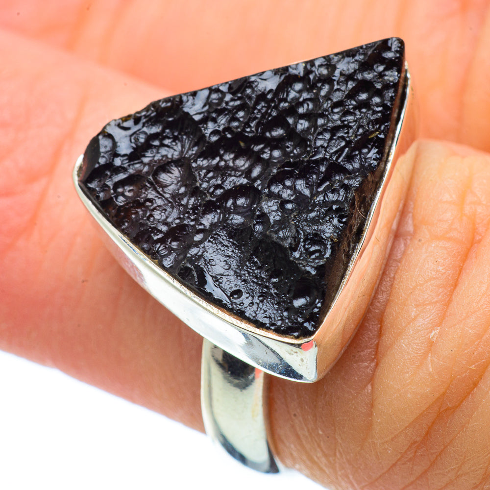 Tektite Rings handcrafted by Anasilvercos - RING33762