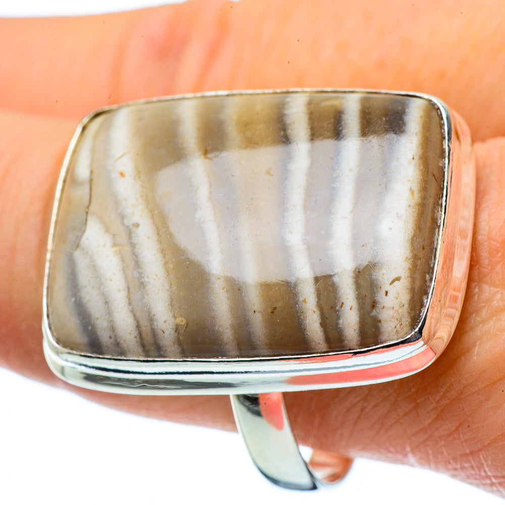 Peanut Wood Jasper Rings handcrafted by Anasilvercos - RING34021