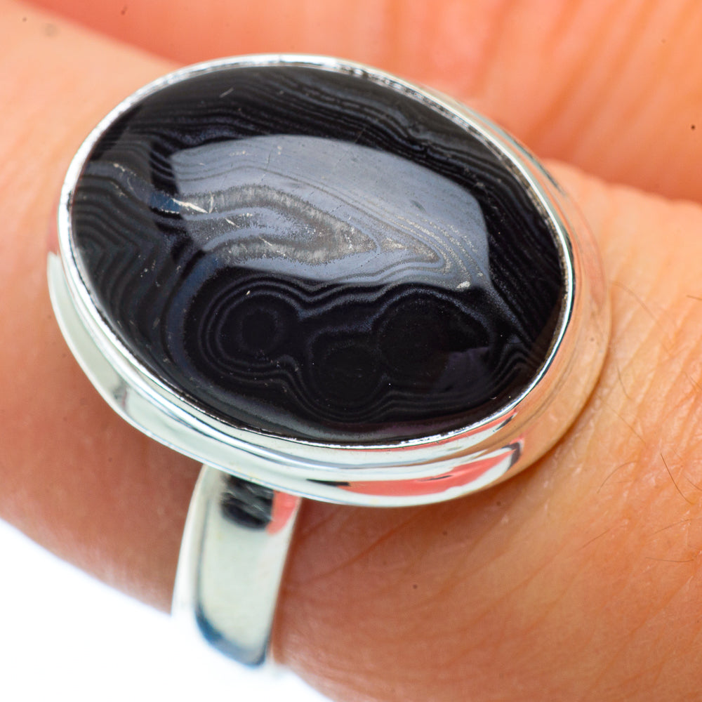 Psilomelane Rings handcrafted by Anasilvercos - RING34180