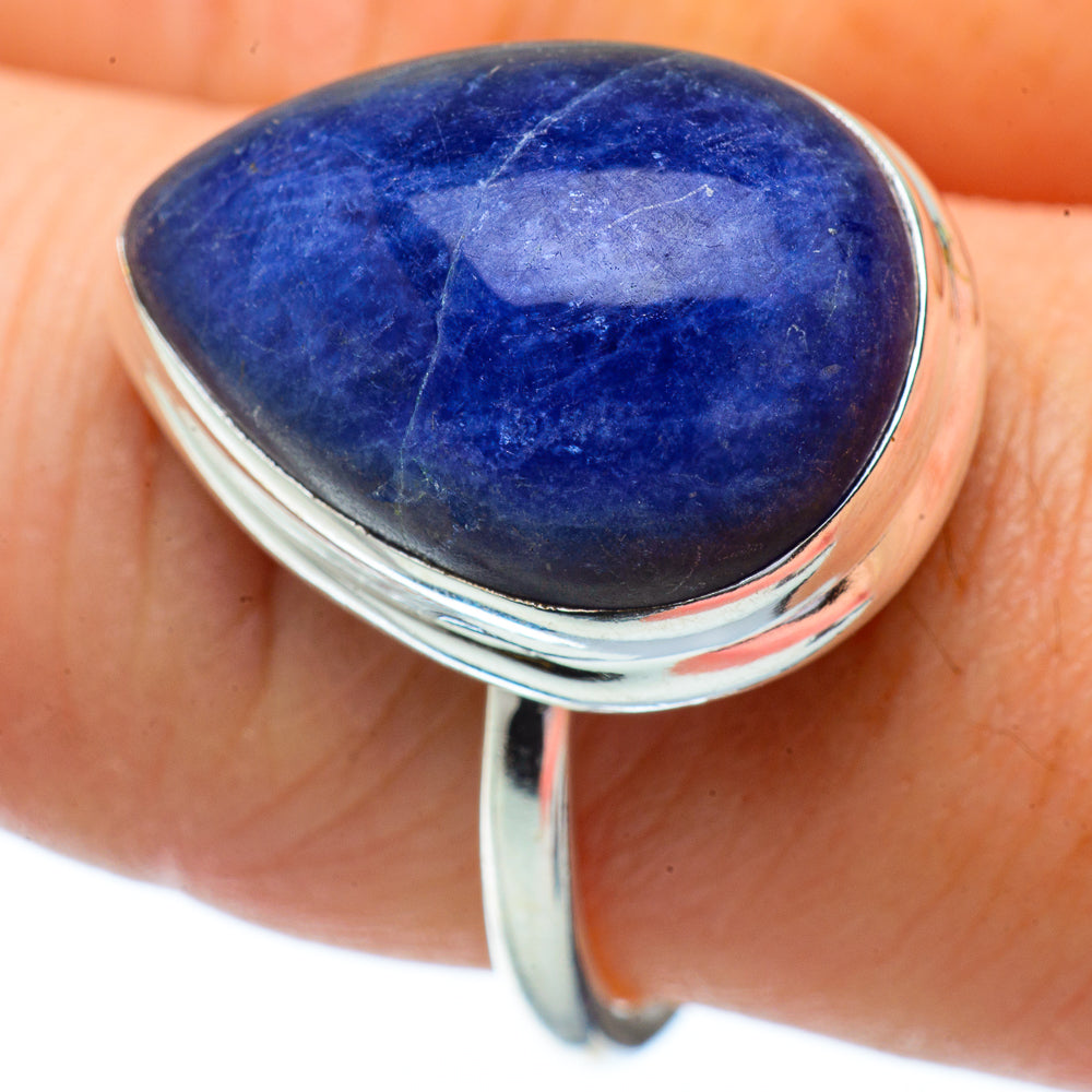 Sodalite Rings handcrafted by Anasilvercos - RING34272