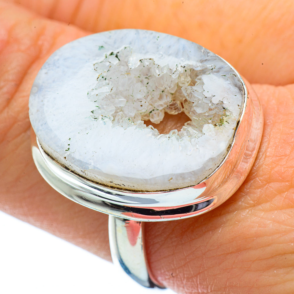 Geode Slice Rings handcrafted by Anasilvercos - RING34349