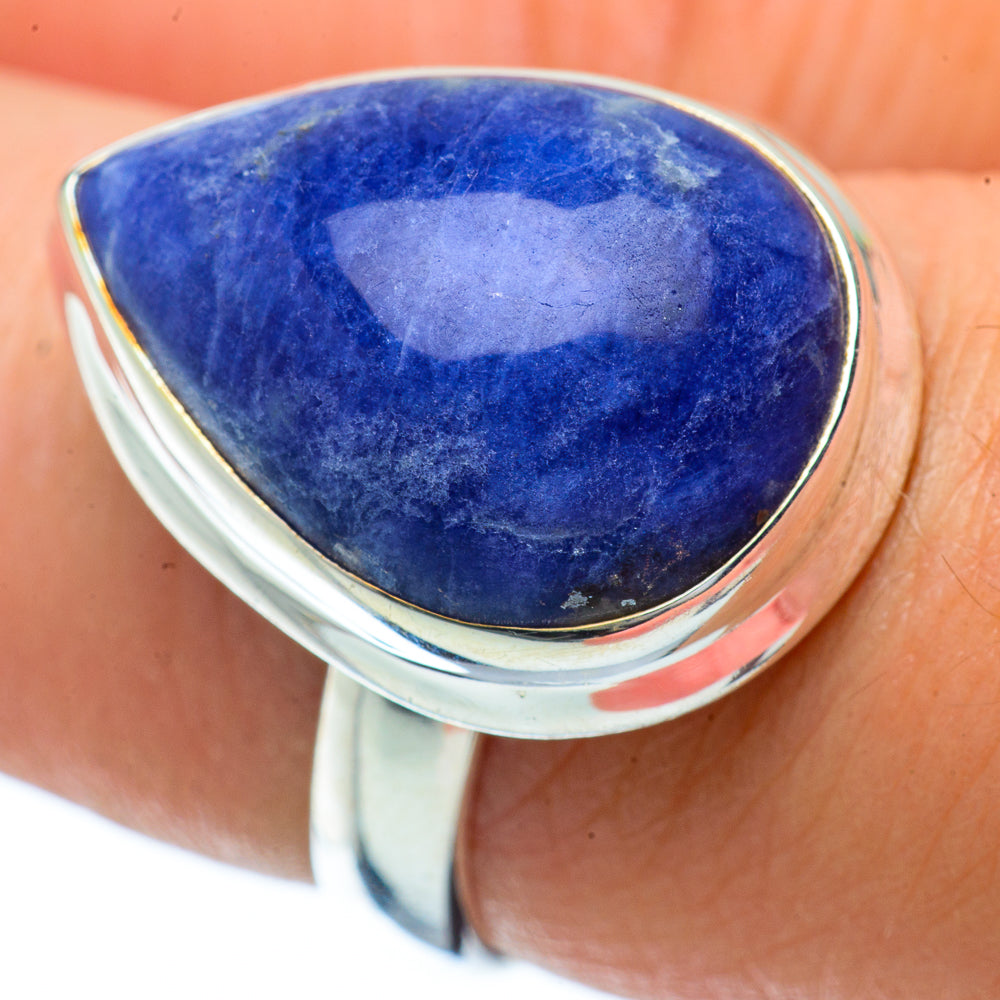Sodalite Rings handcrafted by Anasilvercos - RING34357