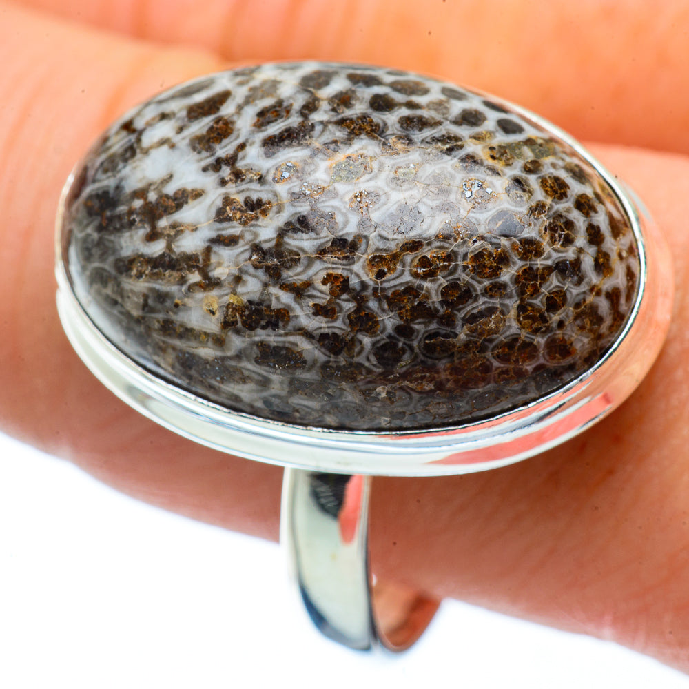 Stingray Coral Rings handcrafted by Anasilvercos - RING34399