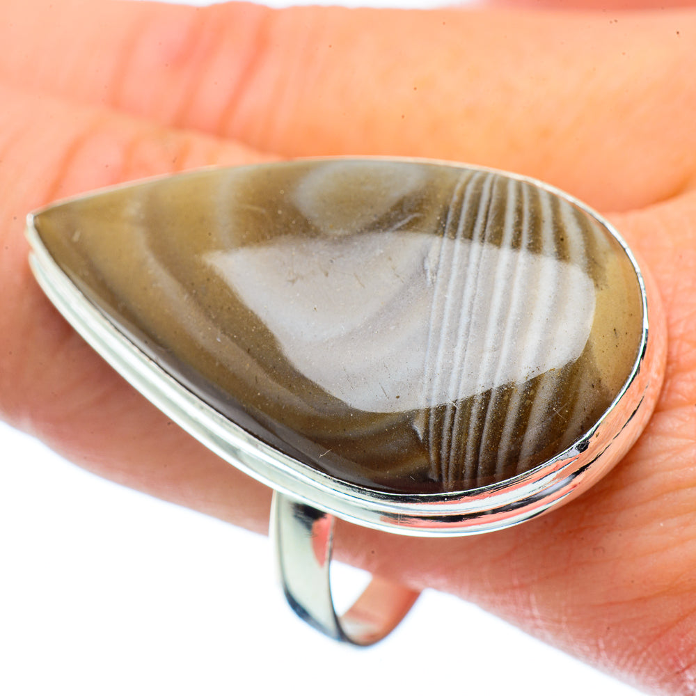 Striped Flint Rings handcrafted by Anasilvercos - RING34464