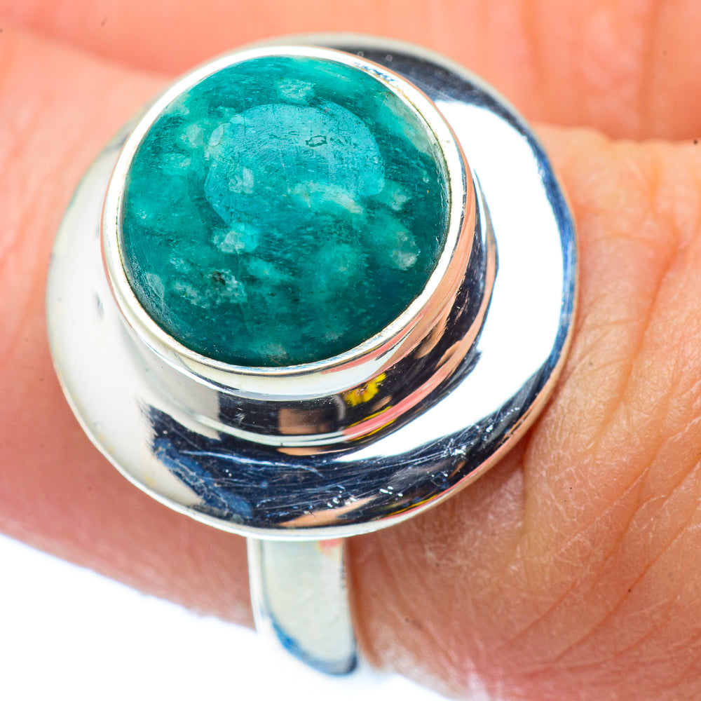 Amazonite Rings handcrafted by Anasilvercos - RING34545