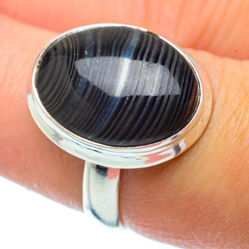 Psilomelane Rings handcrafted by Anasilvercos - RING34649