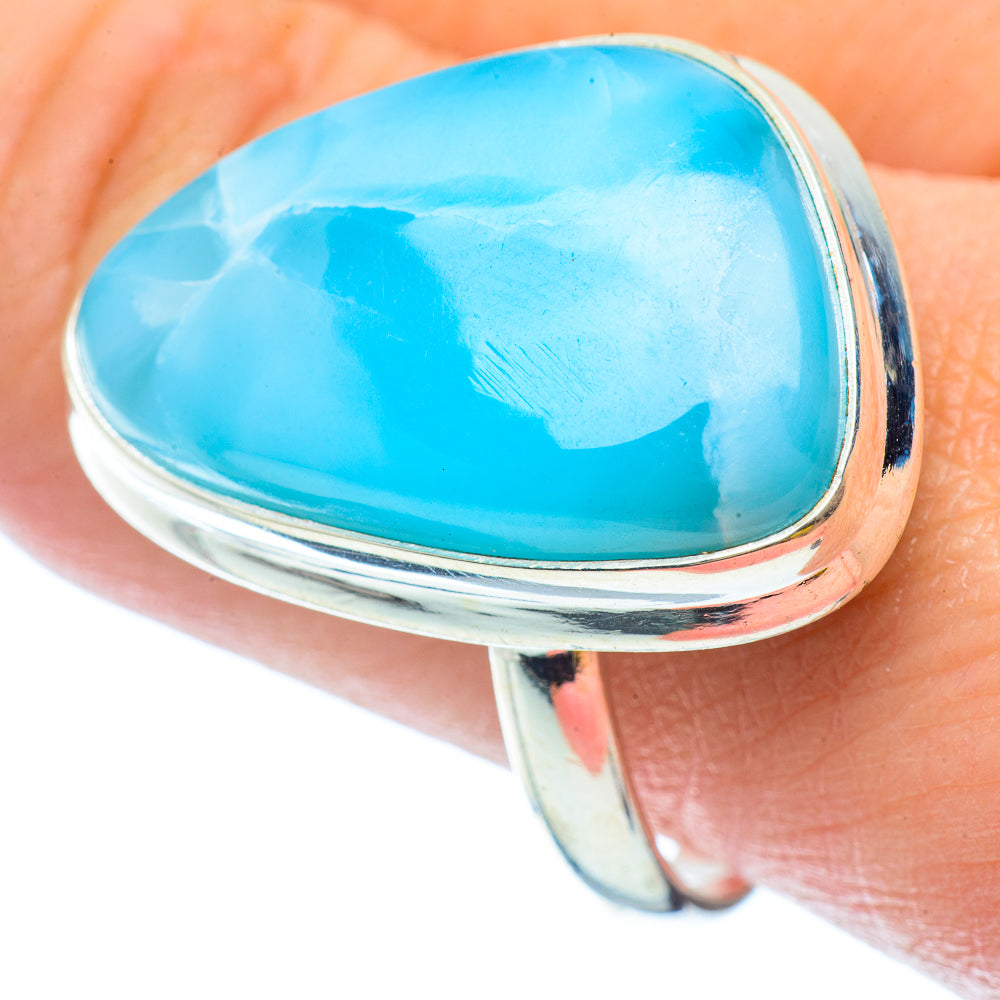 Larimar Rings handcrafted by Anasilvercos - RING34903