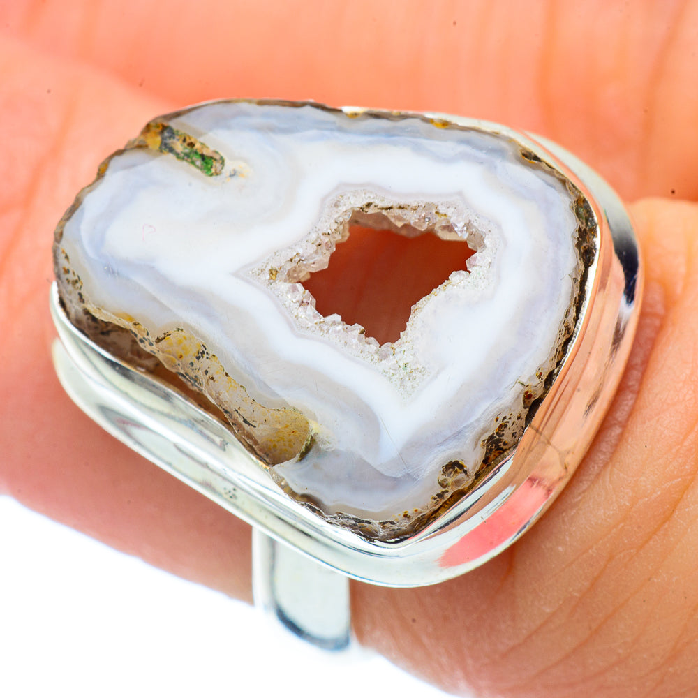 Occo Geode Slice Rings handcrafted by Anasilvercos - RING34974