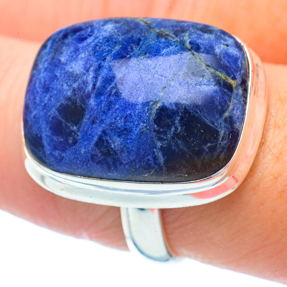 Sodalite Rings handcrafted by Anasilvercos - RING34985