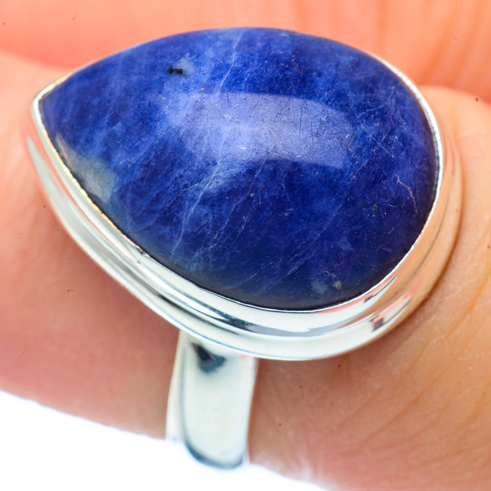 Sodalite Rings handcrafted by Anasilvercos - RING35026