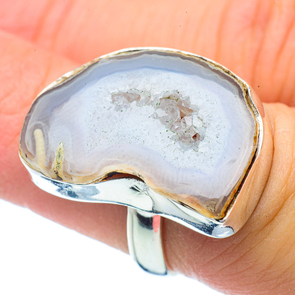Occo Geode Slice Rings handcrafted by Anasilvercos - RING35195