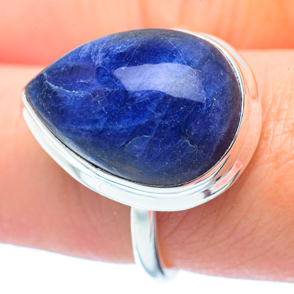 Sodalite Rings handcrafted by Anasilvercos - RING35354