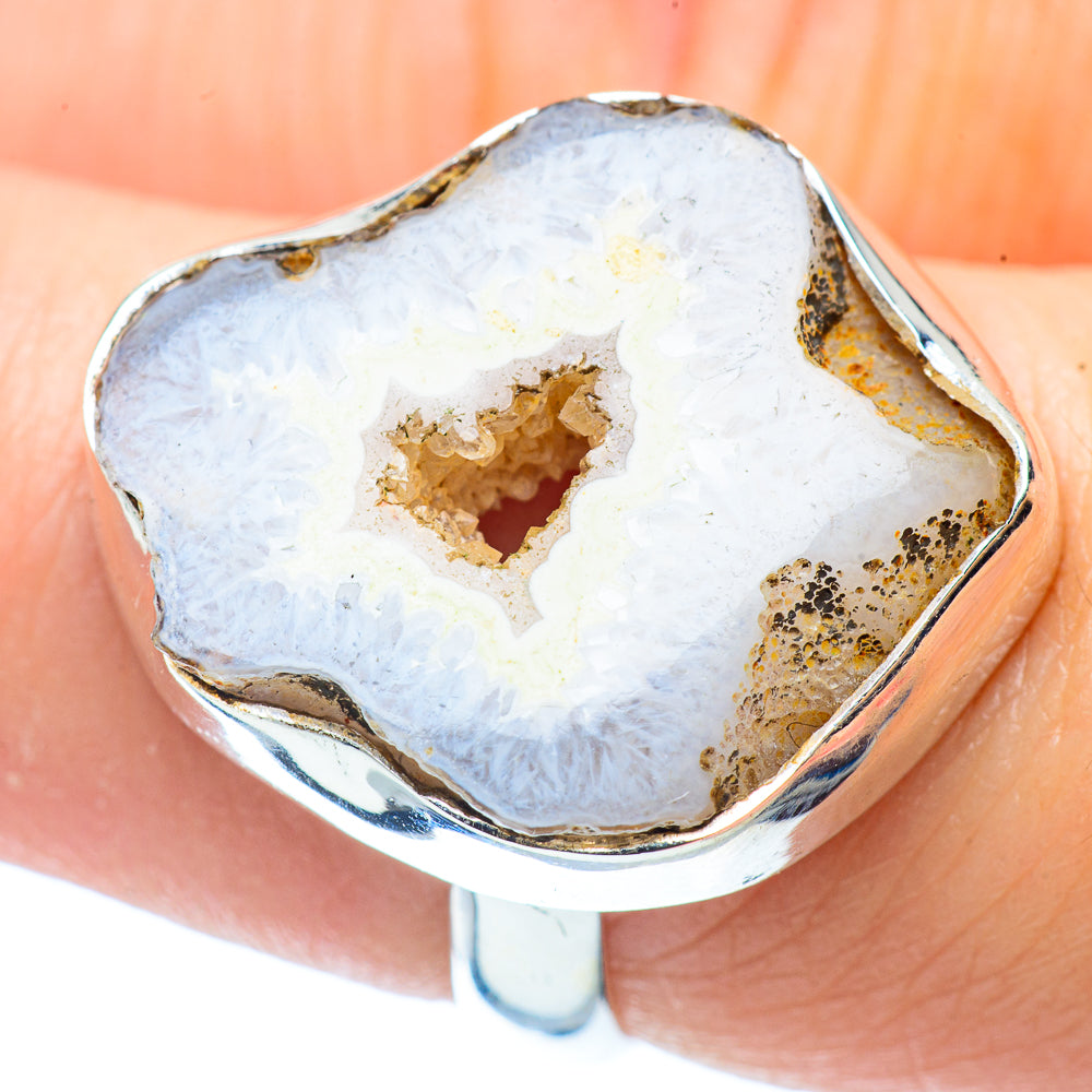 Occo Geode Slice Rings handcrafted by Anasilvercos - RING35384