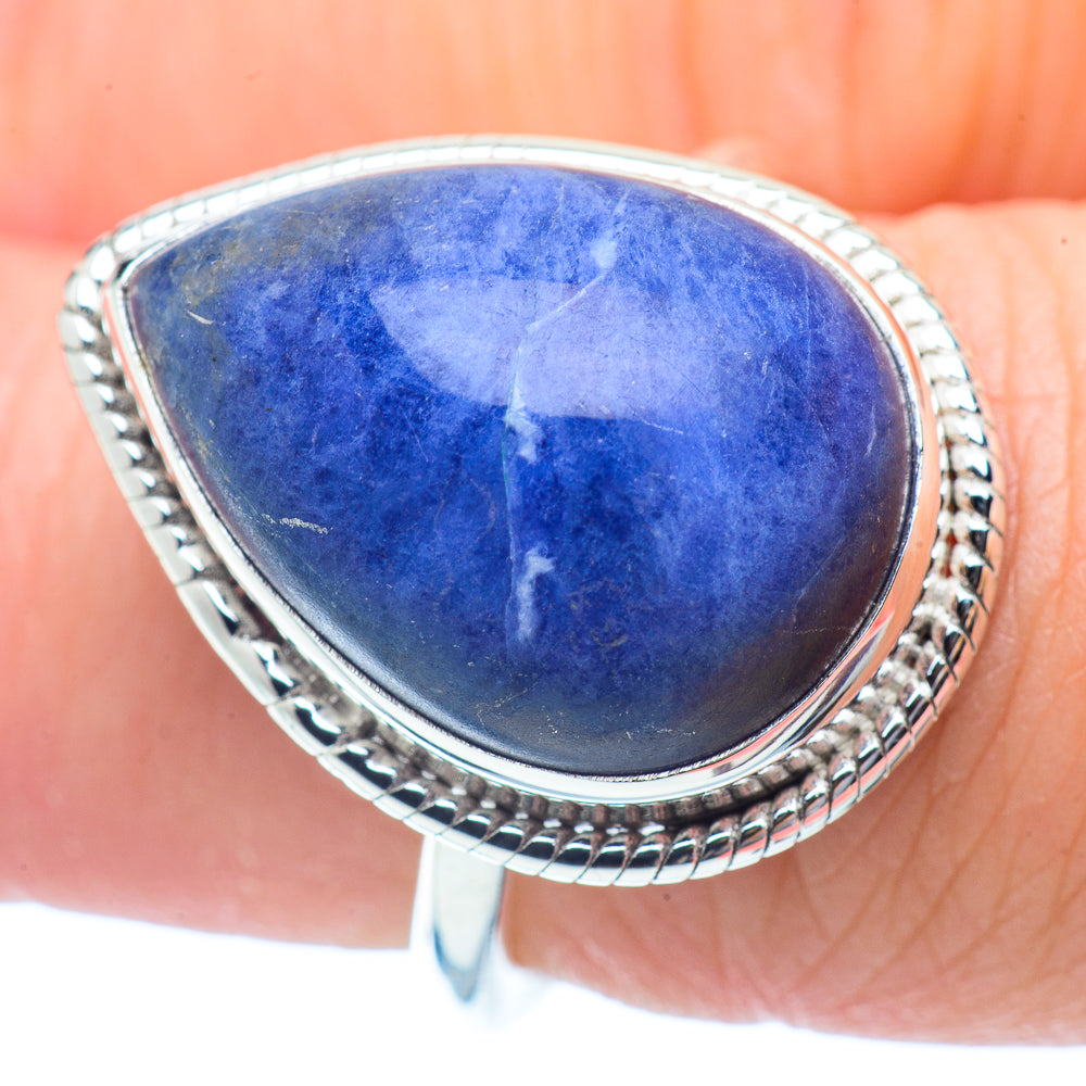 Sodalite Rings handcrafted by Anasilvercos - RING35439