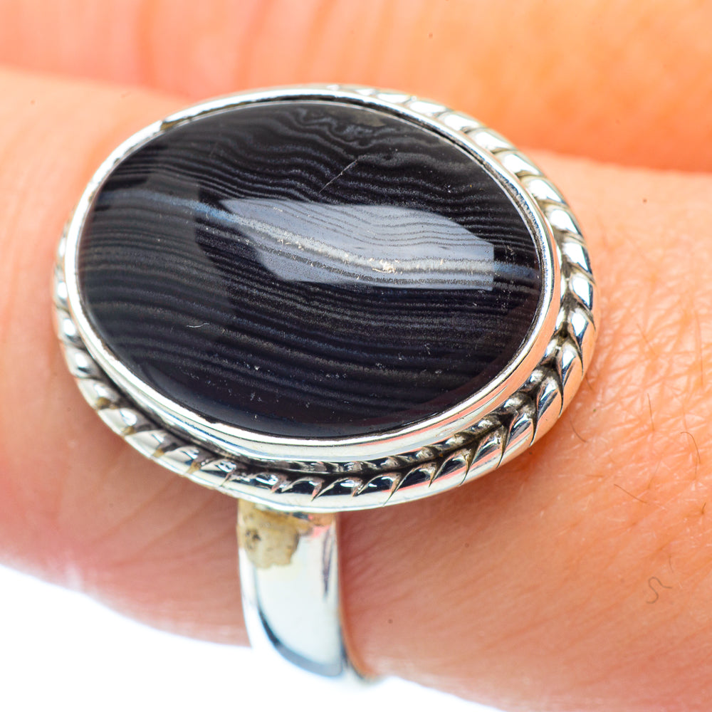 Psilomelane Rings handcrafted by Anasilvercos - RING35541