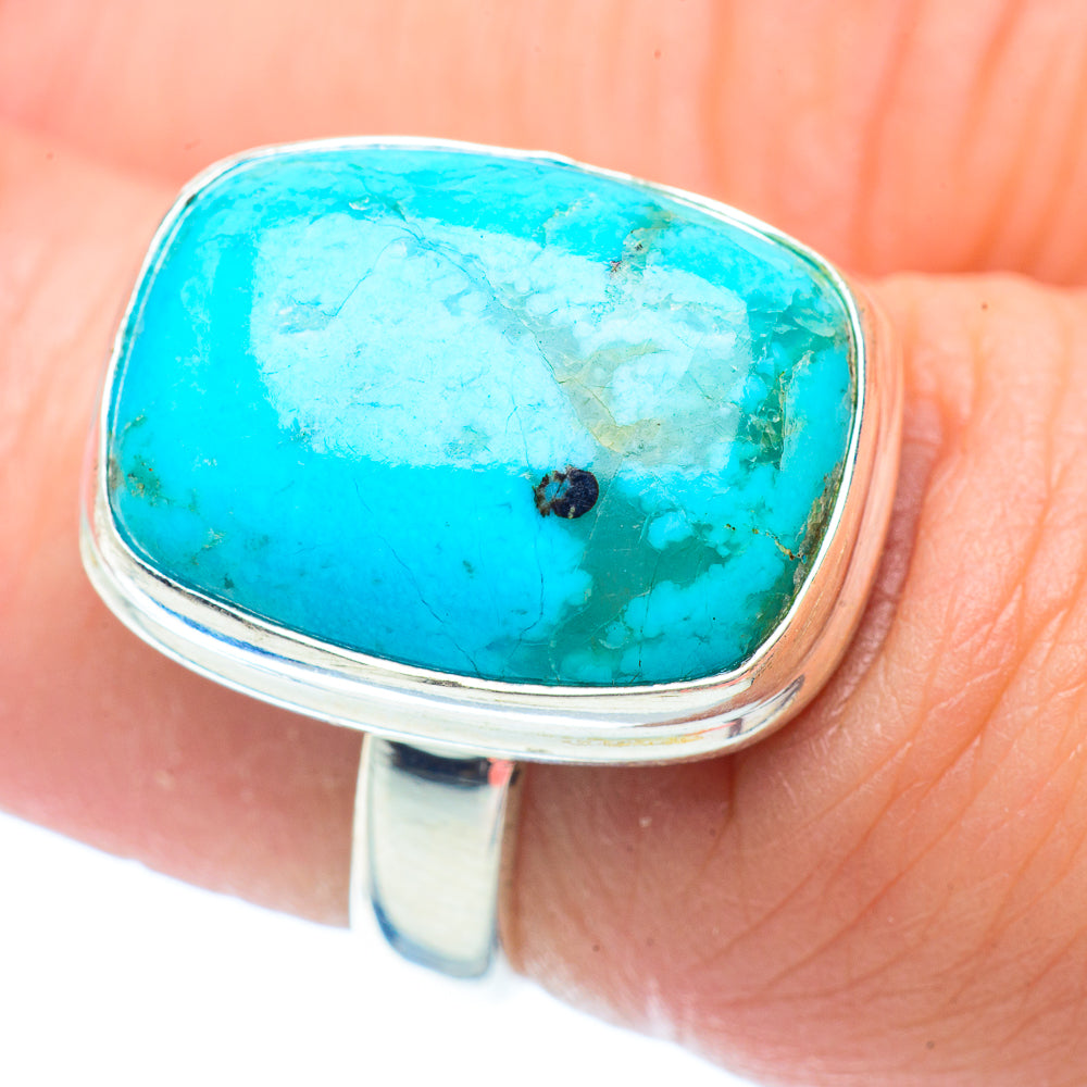 Chrysocolla Rings handcrafted by Anasilvercos - RING35559