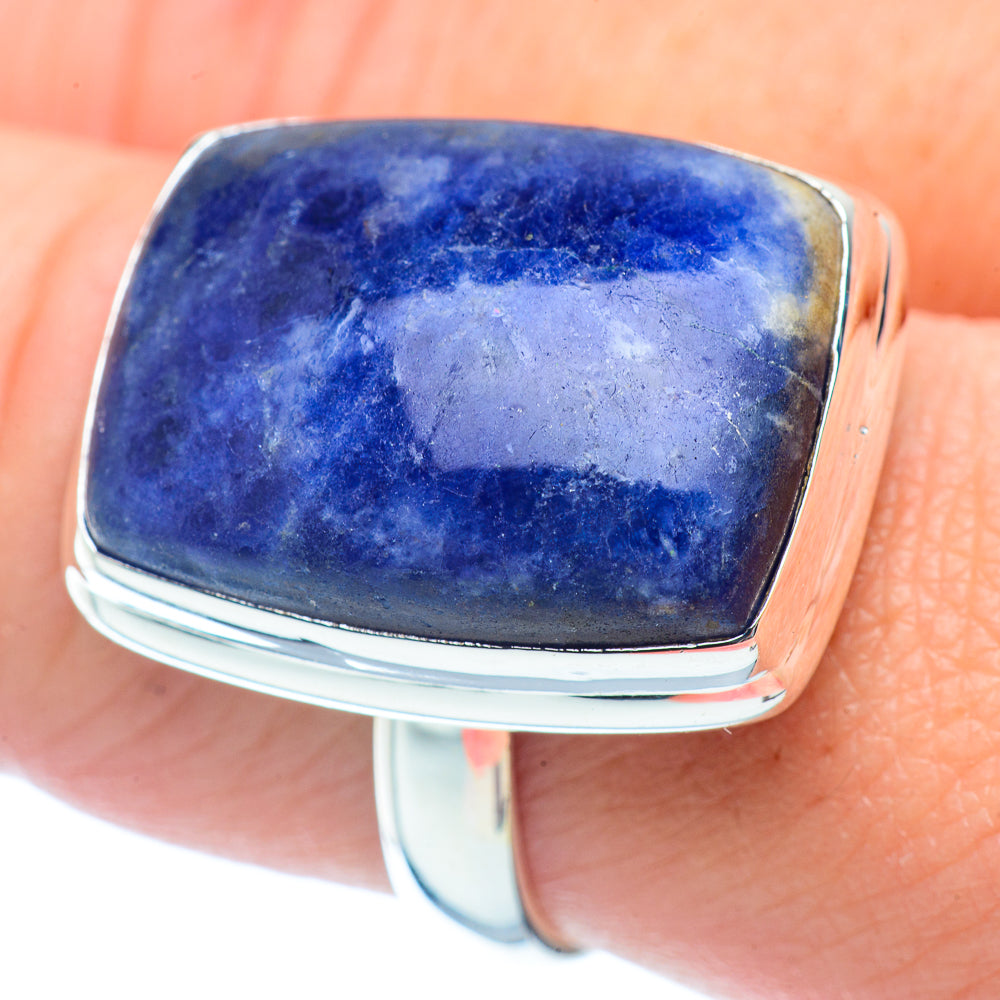 Sodalite Rings handcrafted by Anasilvercos - RING35648