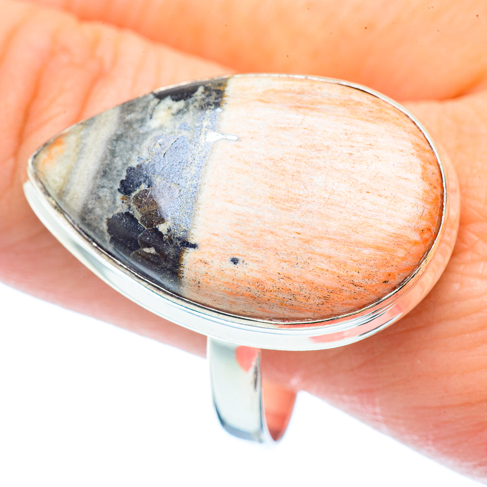 Scolecite Rings handcrafted by Anasilvercos - RING35702