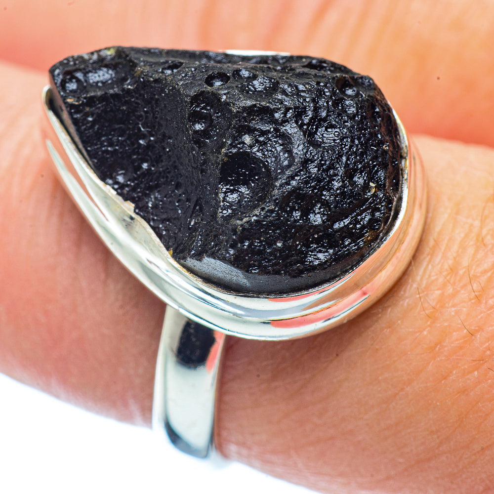 Tektite Rings handcrafted by Anasilvercos - RING35837