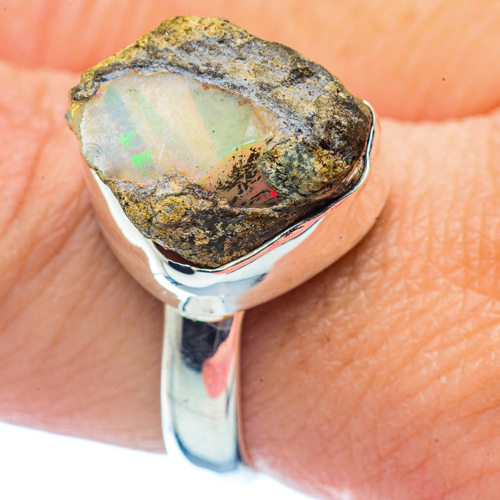 Ethiopian Opal Rings handcrafted by Anasilvercos - RING35933