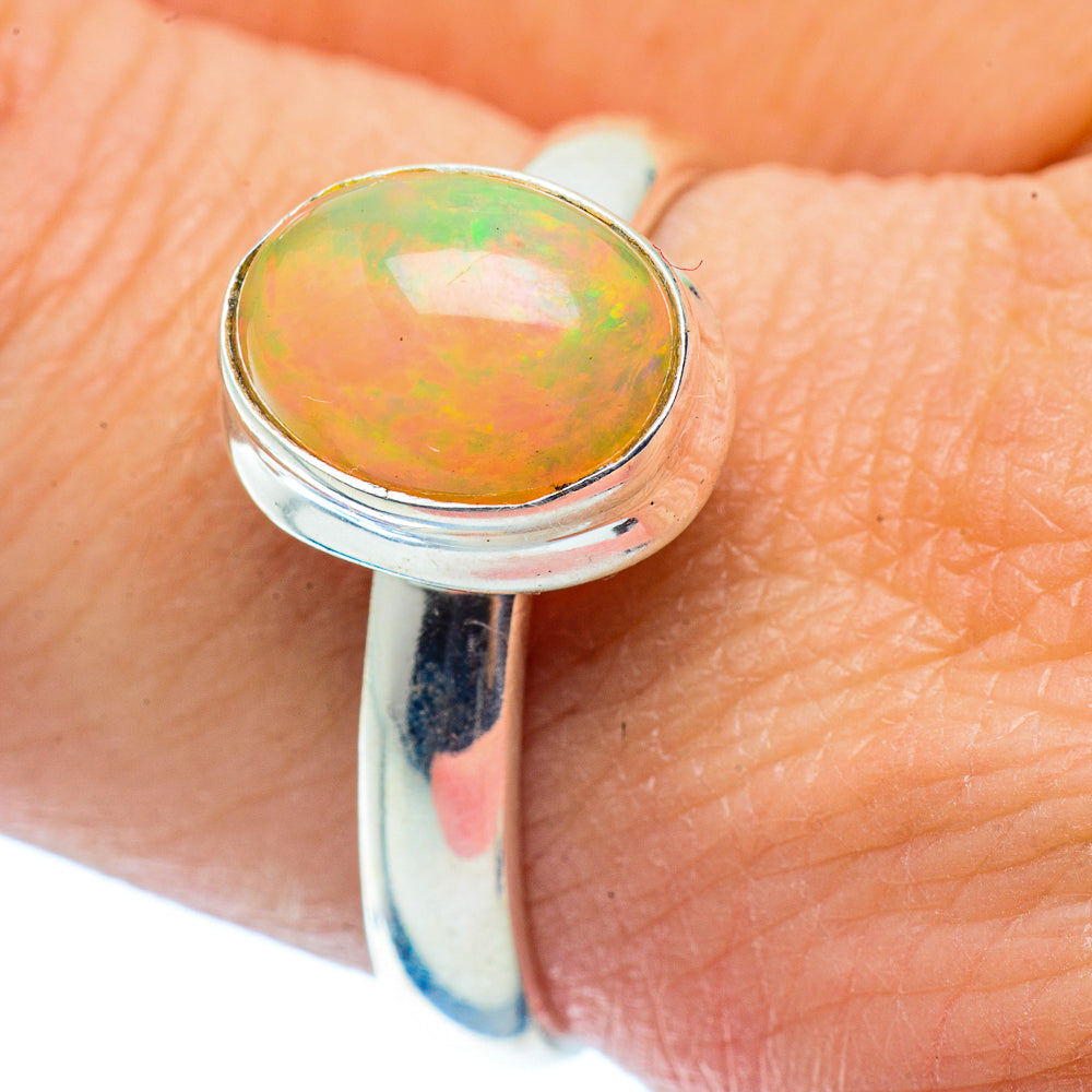 Ethiopian Opal Rings handcrafted by Anasilvercos - RING35939