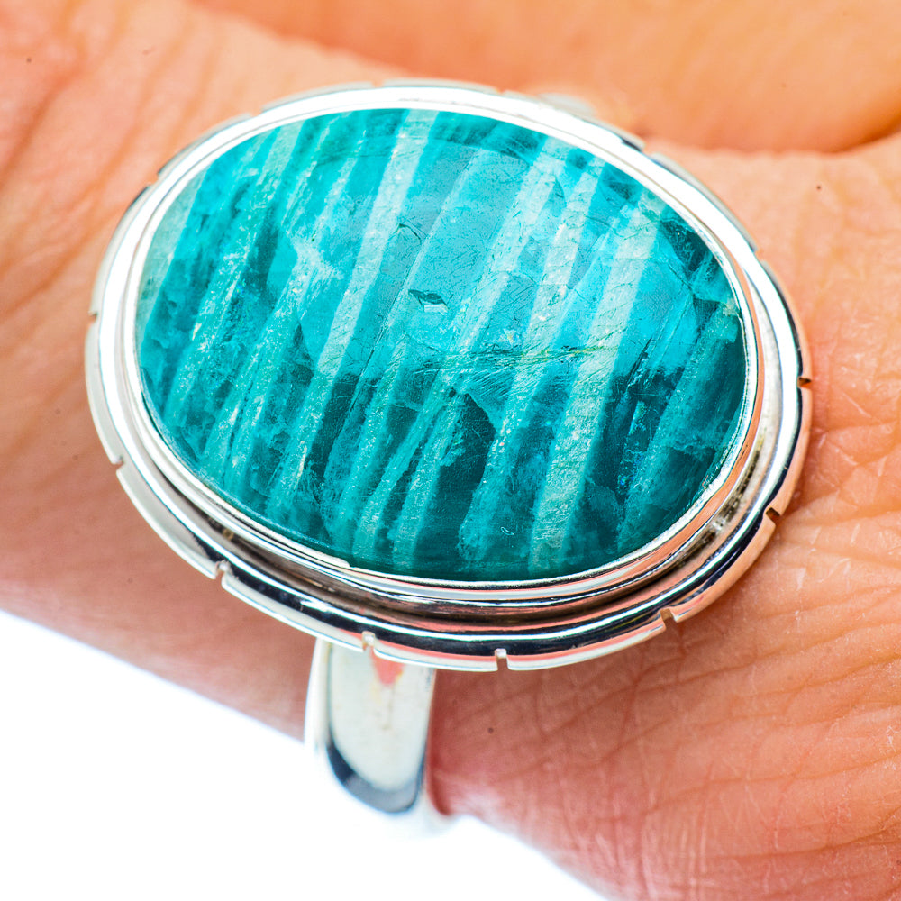 Amazonite Rings handcrafted by Anasilvercos - RING35954