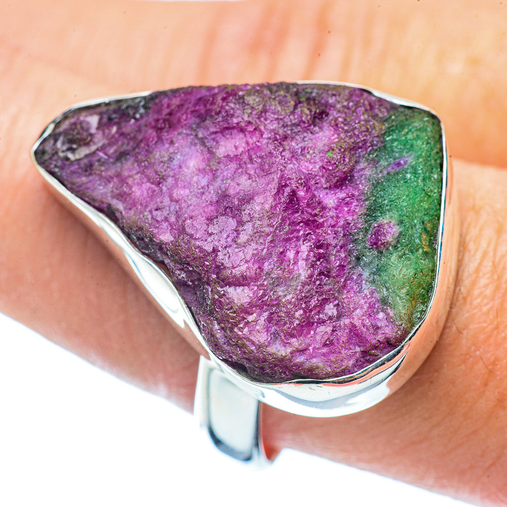 Ruby Zoisite Rings handcrafted by Anasilvercos - RING36080