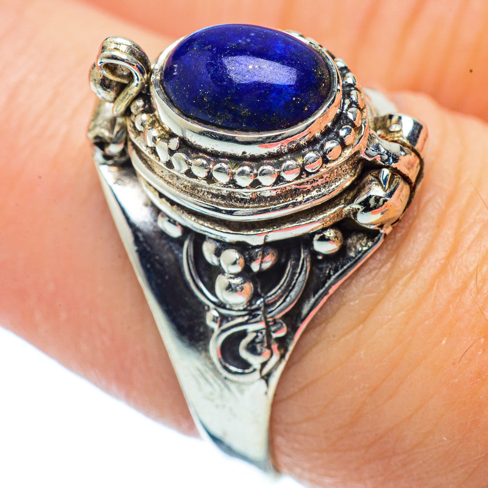Lapis Lazuli Rings handcrafted by Anasilvercos - RING36198