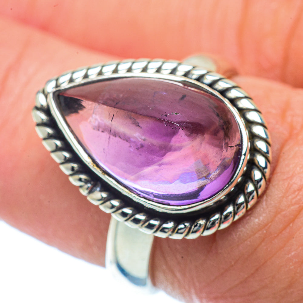 Amethyst Rings handcrafted by Anasilvercos - RING36409