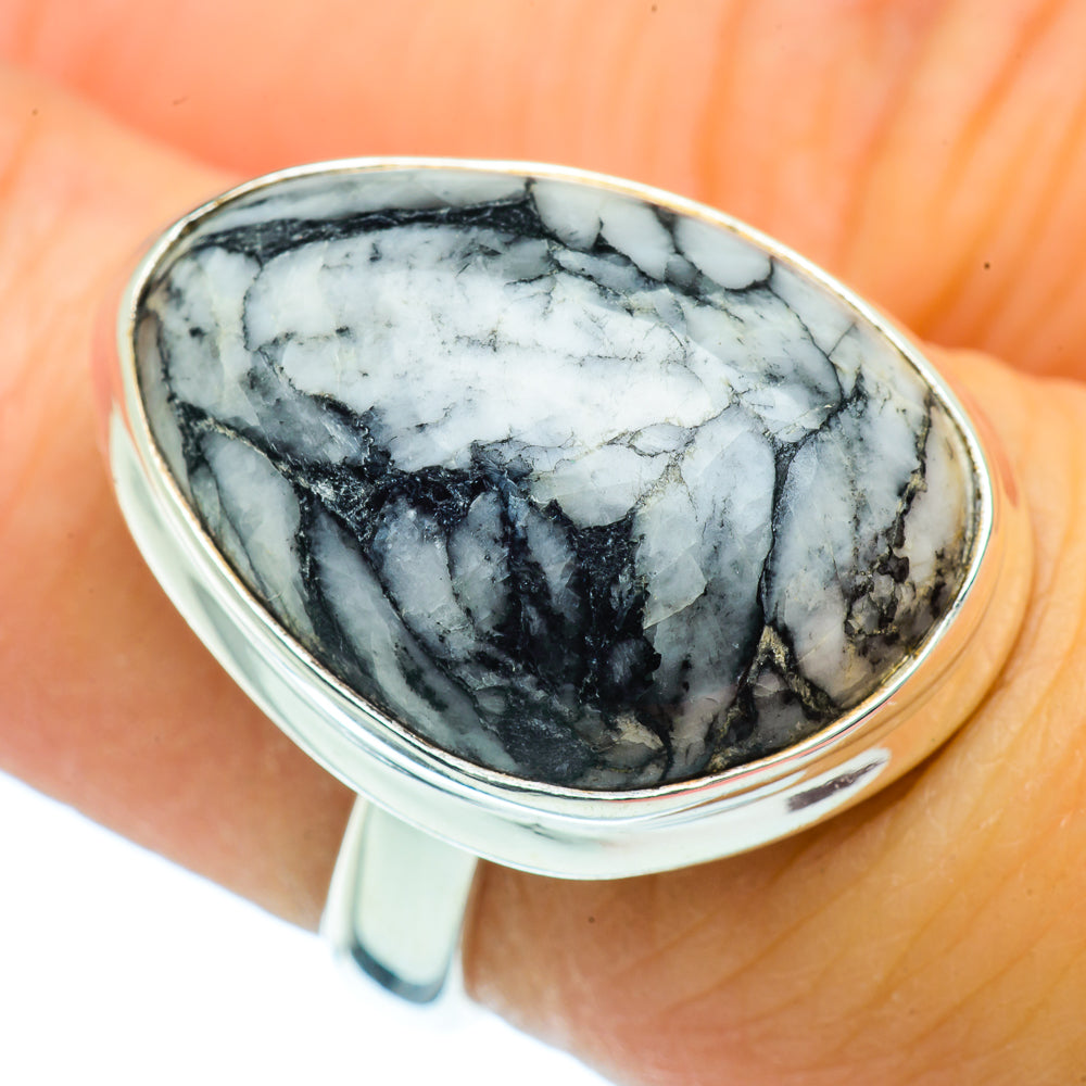 Pinolith Jasper Rings handcrafted by Anasilvercos - RING36657