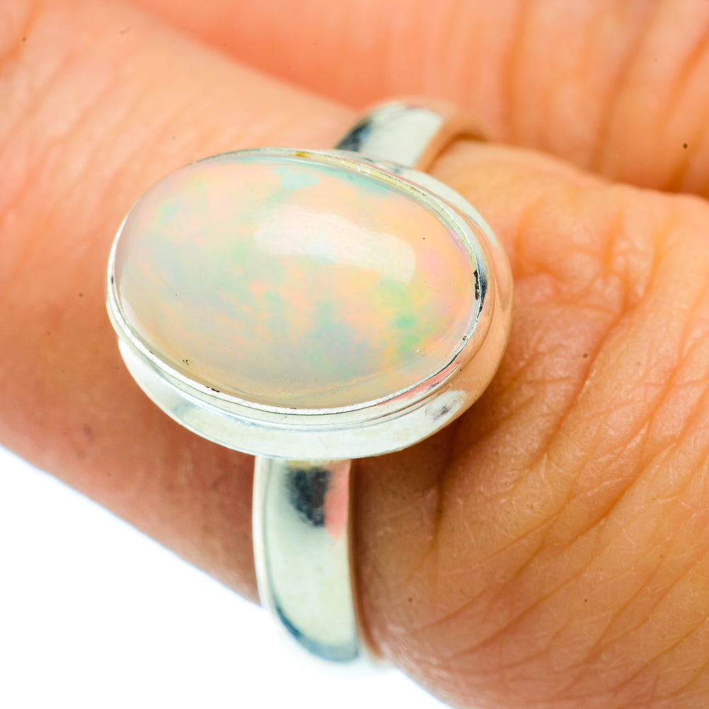 Ethiopian Opal Rings handcrafted by Anasilvercos - RING36802