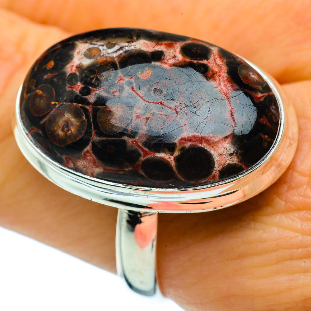 Poppy Jasper Rings handcrafted by Anasilvercos - RING36832