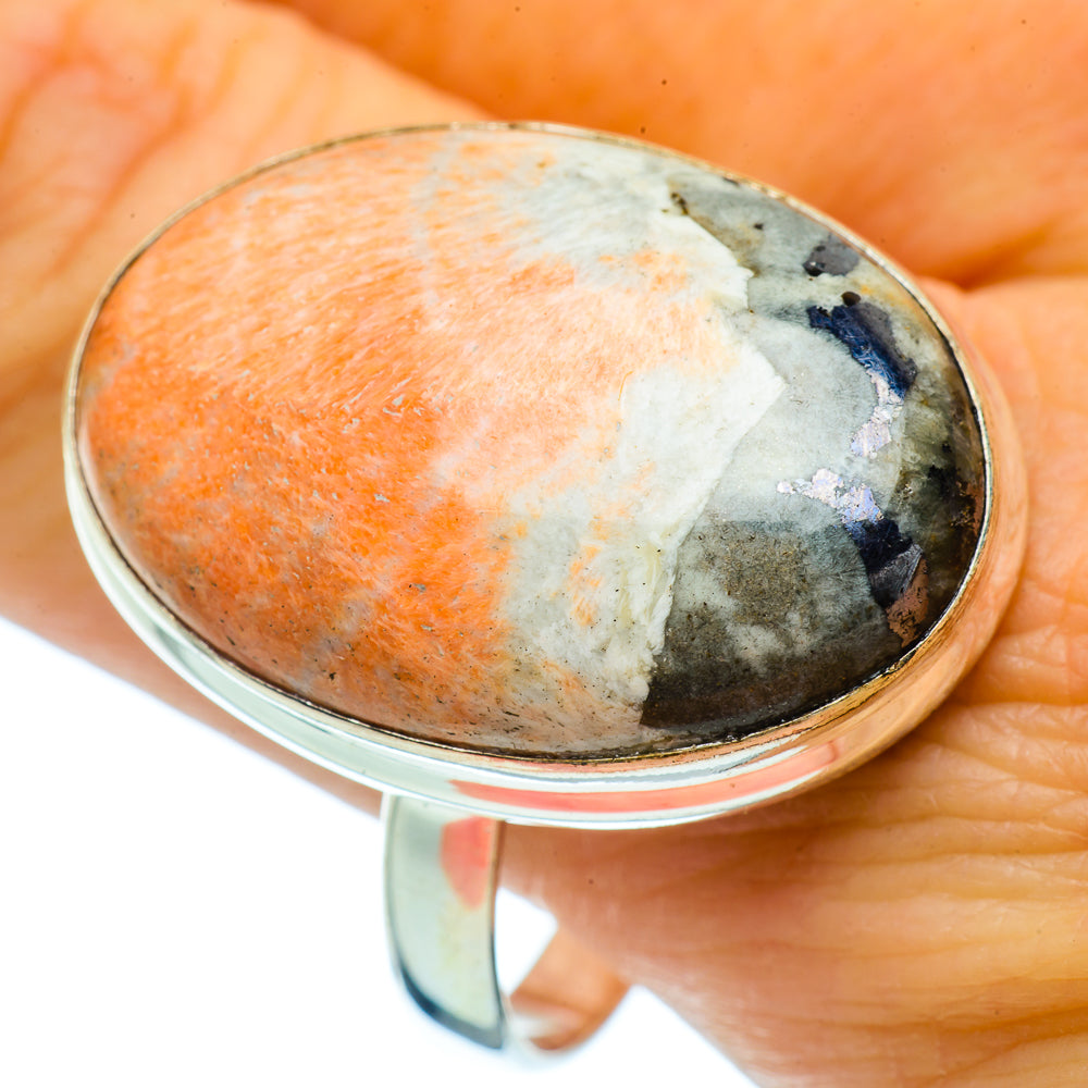 Scolecite Rings handcrafted by Anasilvercos - RING36840