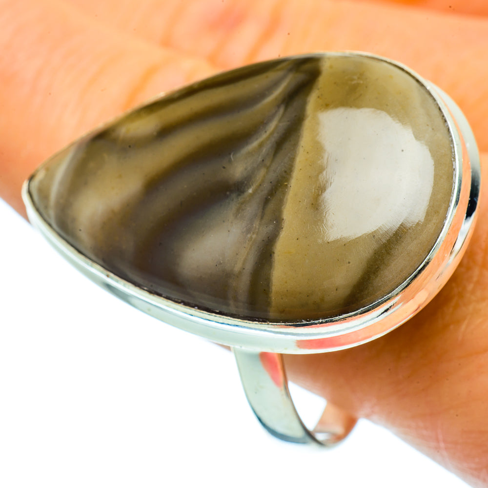 Willow Creek Jasper Rings handcrafted by Anasilvercos - RING36889