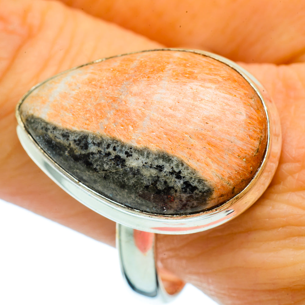Scolecite Rings handcrafted by Anasilvercos - RING36894