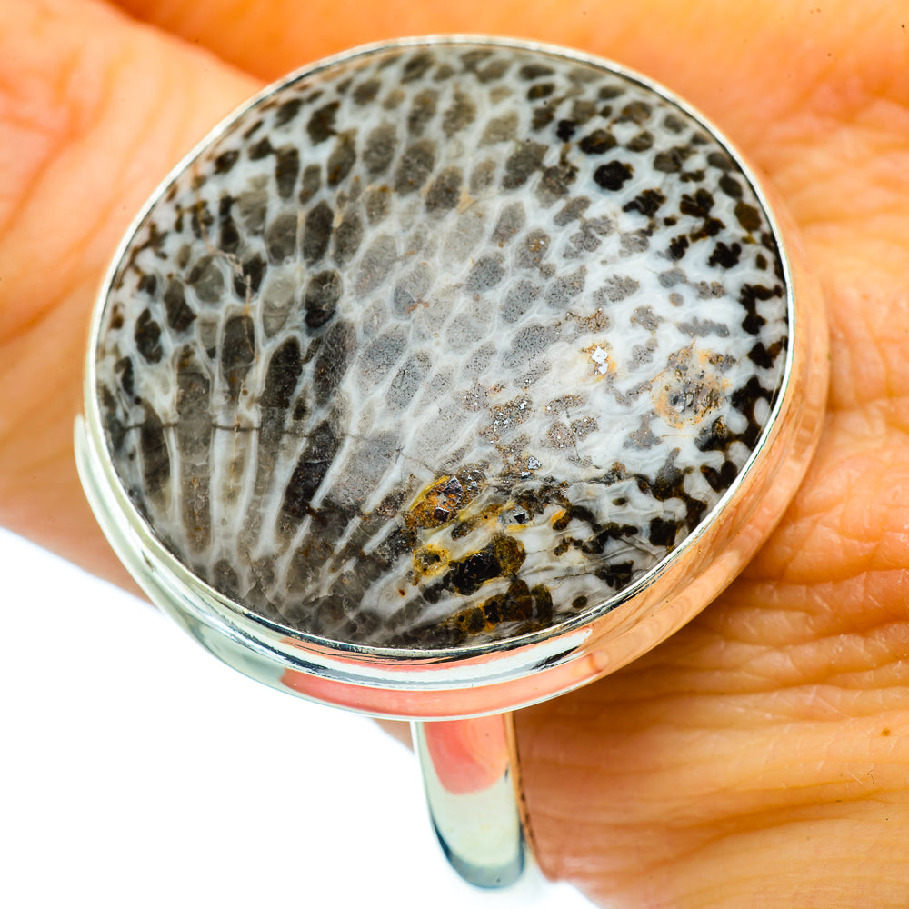 Stingray Coral Rings handcrafted by Anasilvercos - RING36901
