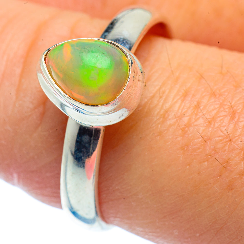 Ethiopian Opal Rings handcrafted by Anasilvercos - RING36943