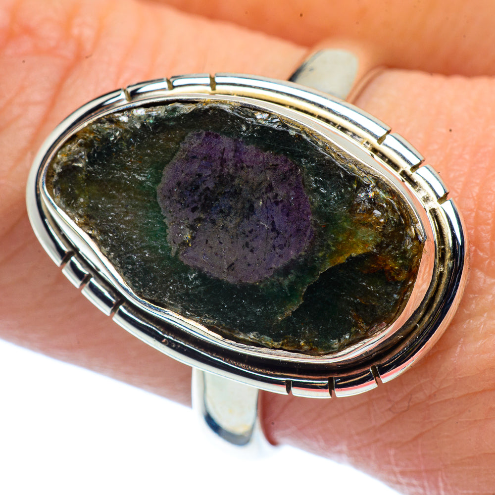 Ruby Fuchsite Rings handcrafted by Anasilvercos - RING37039