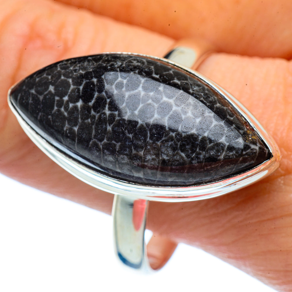 Stingray Coral Rings handcrafted by Anasilvercos - RING37163