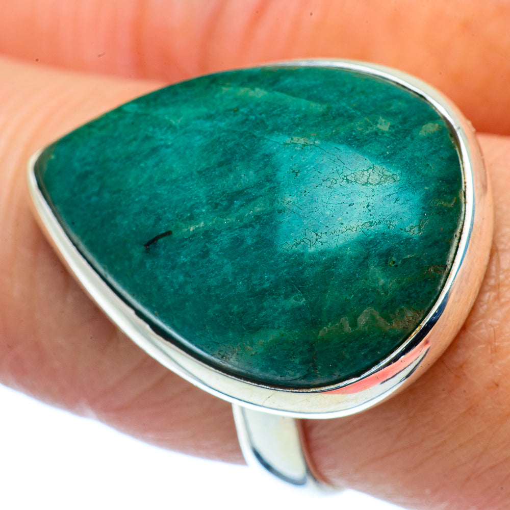 Amazonite Rings handcrafted by Anasilvercos - RING37185