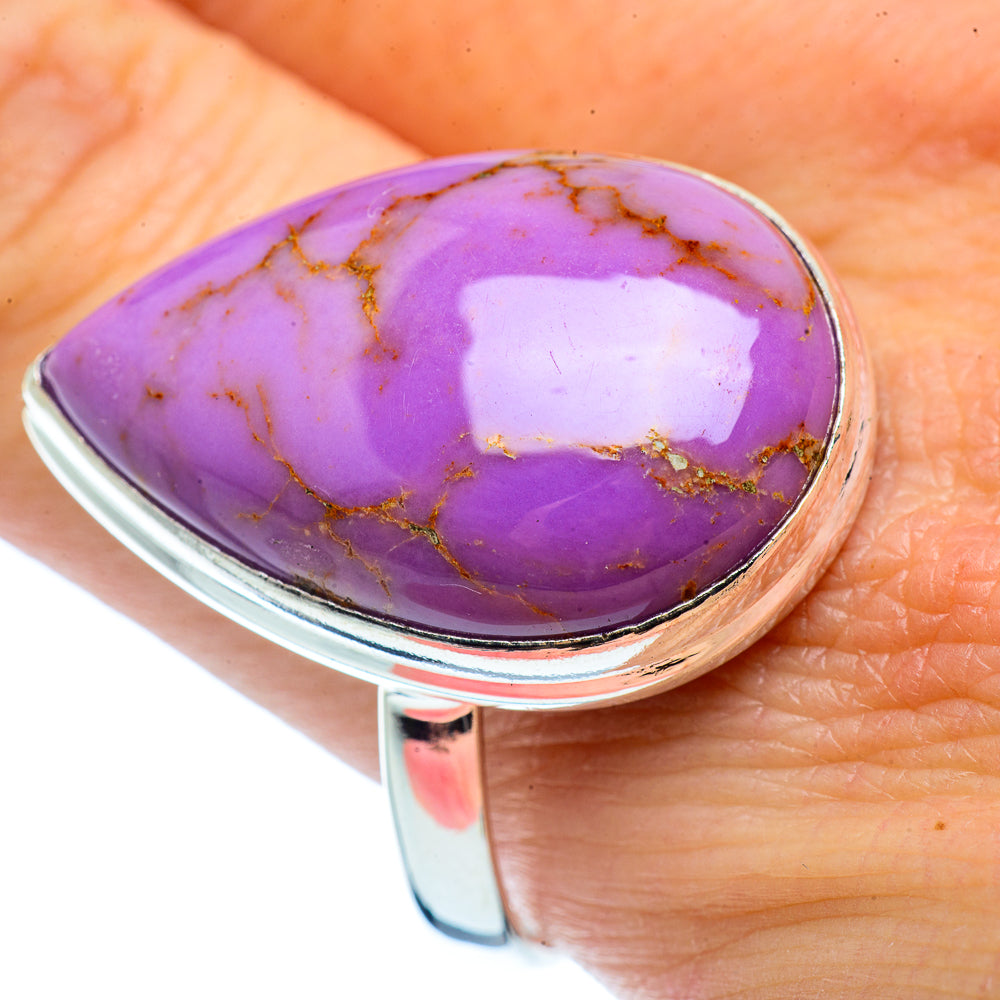 Phosphosiderite Rings handcrafted by Anasilvercos - RING37210